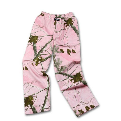 Zubaz Realtree Camo Printed Athletic Lounge Pants, Pink - Eclectic-Sports