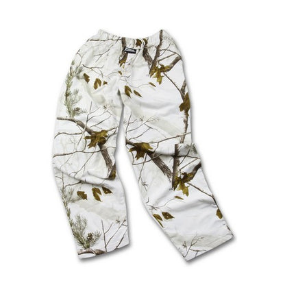 Zubaz Realtree Camo Printed Athletic Lounge Pants, Snow White - Eclectic-Sports